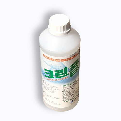 [진로발효] 크린콜 1L (발효알콜59%) / 위생용품 살균소독제 도구살균 전해수 진로크린콜