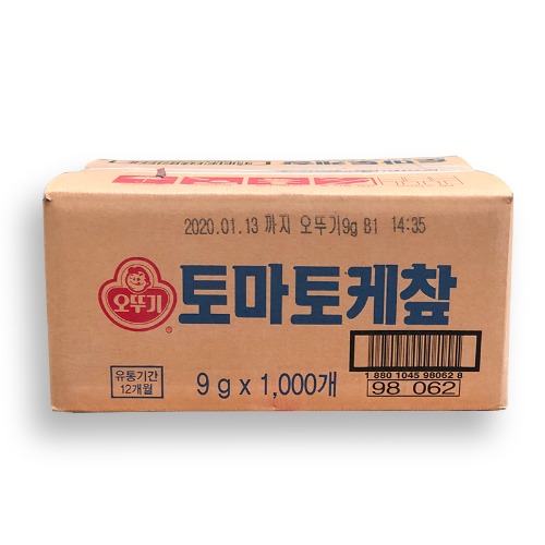[할인판매]오뚜기 토마토 케찹 1박스 (9g*1000개)