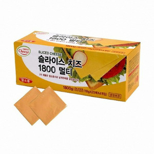 서울우유 체다 슬라이스치즈멀티 1800 1.8kg