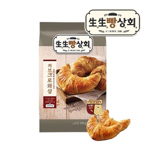 [냉동생지] 생생빵상회 커브크로와상 1봉지 (70g*5개입) / 에어프라이어생지