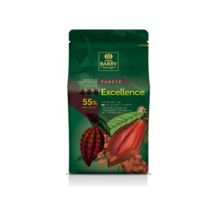 [할인판매] 카카오바리 엑셀랑스 다크 커버춰 퓨리티 5kg (카카오 55%) / 다크 초콜릿