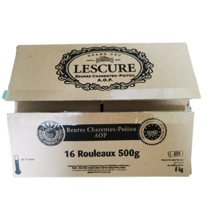 [박스] 레스큐어 AOP버터 8kg (500g*16개입) (무염버터) / 프랑스최고급고메버터