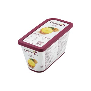 [할인판매]브와롱 생과일 냉동 파인애플퓨레 1kg (브아롱퓨레,브아롱파인애플퓨레)