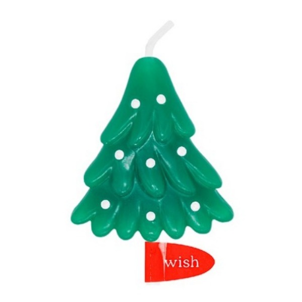 [품절/입고일미정][한정수량] 크리스마스 캔들 - 트리 1EA